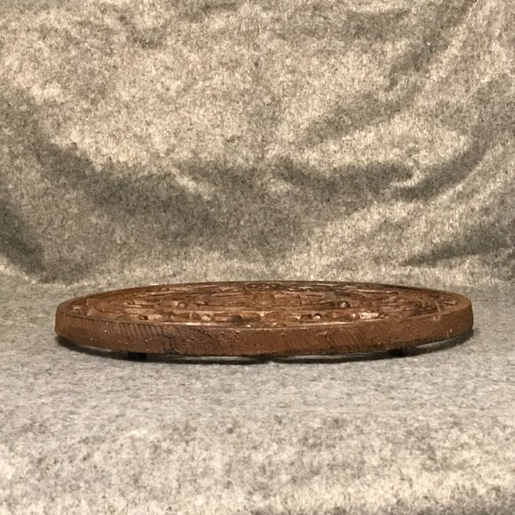 Cast Iron Trivet Rustic 11" Trivet For Hot Pots and Pans, Decorative Kitchen - Picture 6 of 7